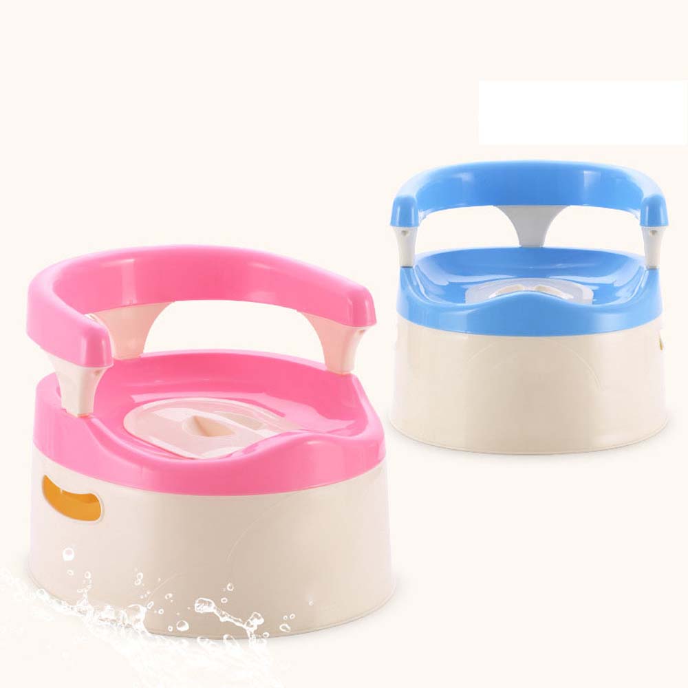 Portable Toddler Potty Training Chair - Kids' Toilet Seat with Splash Guard & Anti-Slip Base for Boys & Girls (Multi Colour)