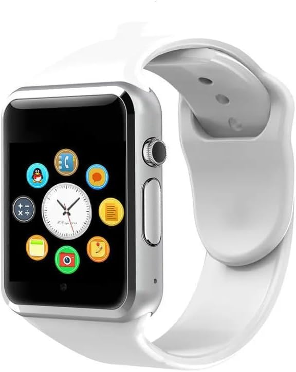 A1 Bluetooth Smart Watch - Fitness Tracker with Pedometer, SIM Card Slot & Camera | Android Sports Bracelet with Call, Message Alerts, and Health Tracking | All-in-One Smart Wrist Companion for Daily Use