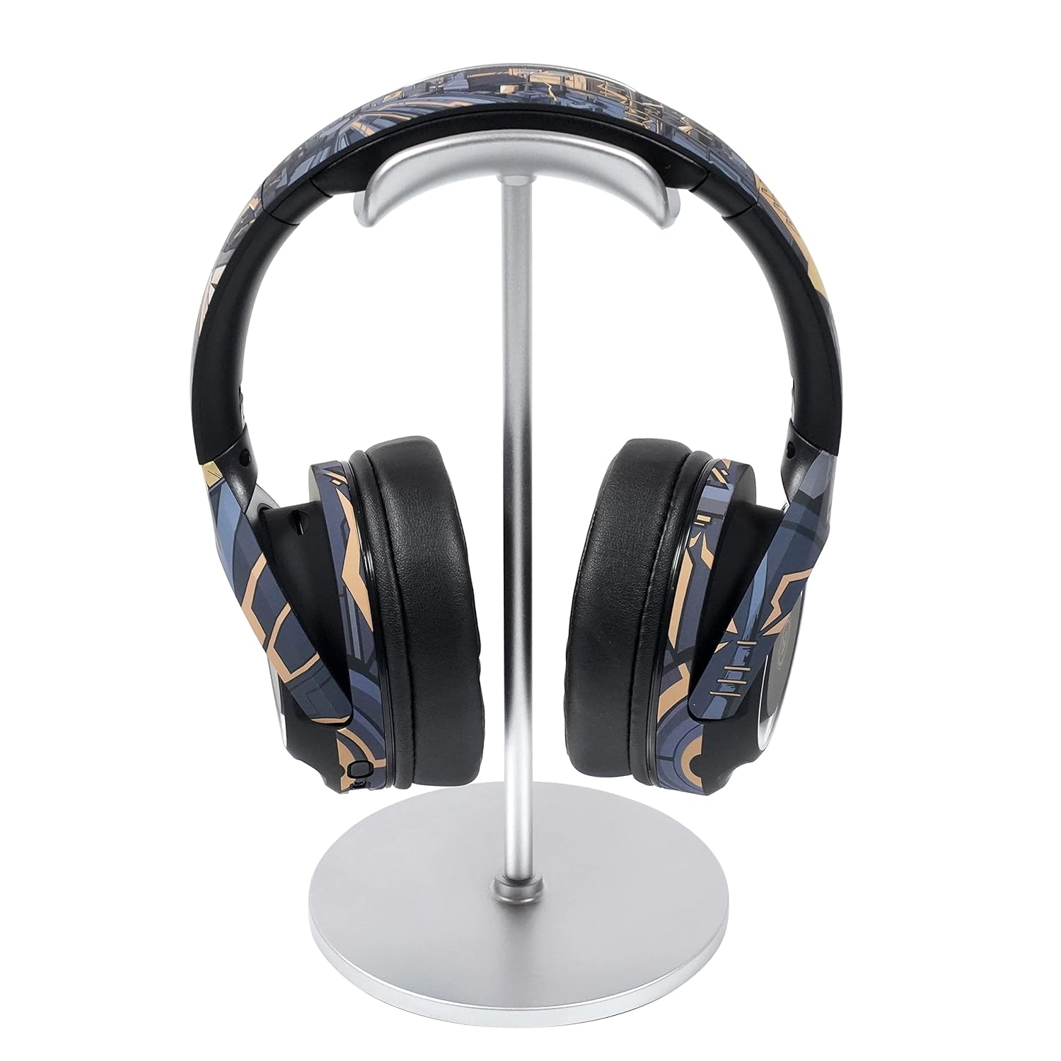 Universal Headphone Stand - Aluminum Holder with Stable Base for All Headset Sizes, Desk Organizer for Gaming & Studio Use (Multi-Colour)