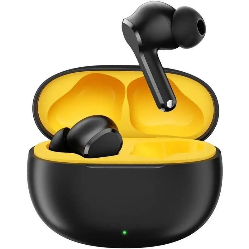 T110 Buds - Noise Cancelling Earbuds, 38H Playtime, Bluetooth 5.3, Deep Bass, IPX5 Waterproof - Premium Black In-Ear Headphones (Multi)