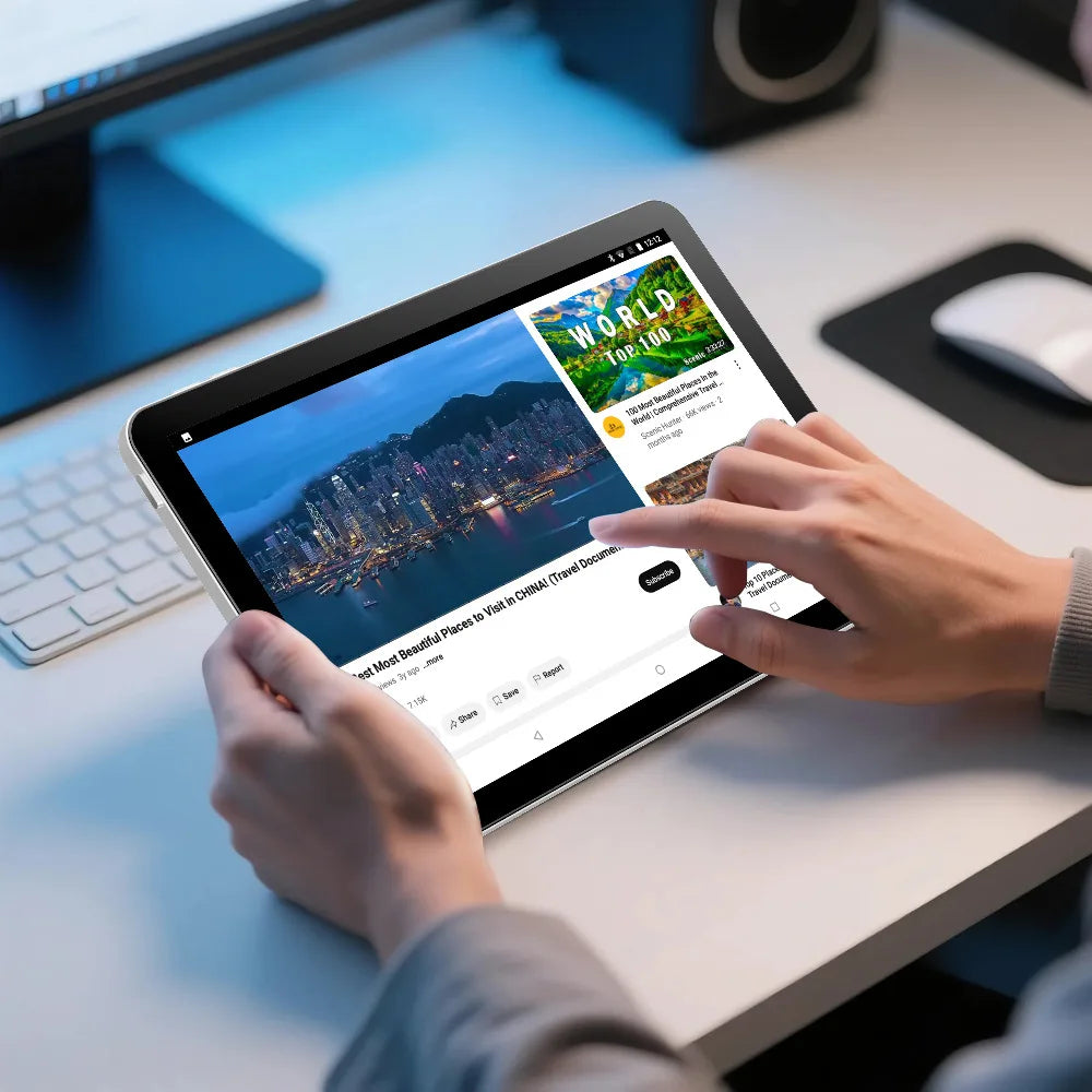 Pad 18 Ultra Tablet 11-Inch 3000×1400 Display, 16GB RAM, 1TB Storage, Android 13, 10000mAh Battery with Arabic Keyboard