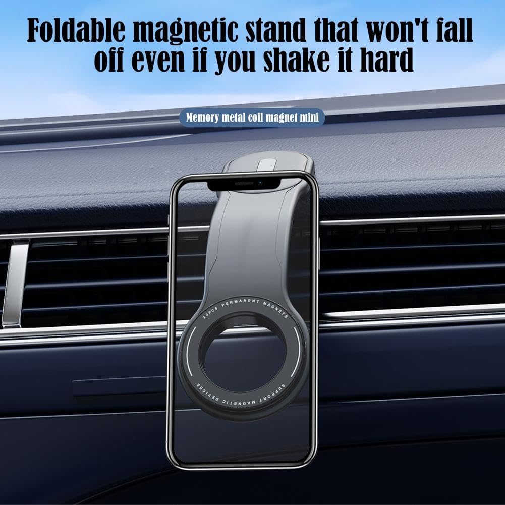 Magnetic Phone Holder Base for Car, 2024 New Magnetic Phone Bracket, Secure and Convenient Dashboard Phone Holder with 360° Adjustable Magnetic Phone Mount Compatible for All Smartphones