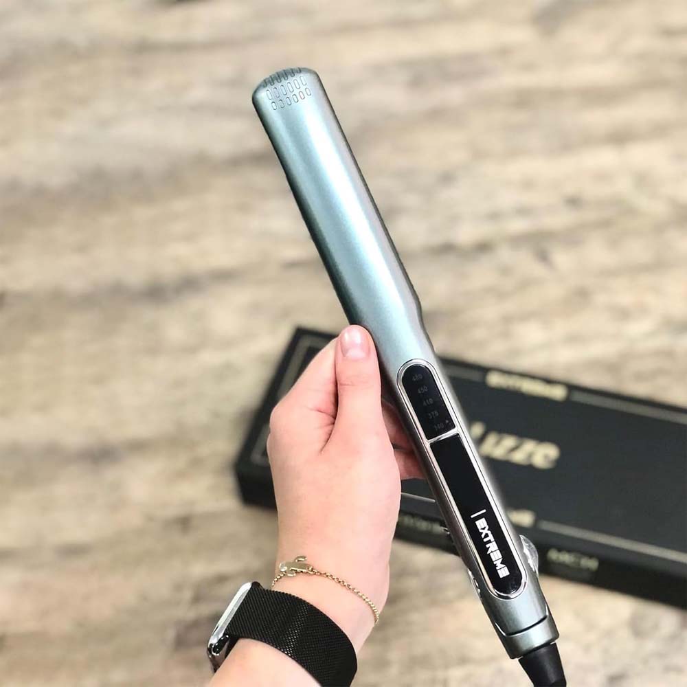 Extreme 480°F Hair Straightener - Professional Titanium Flat Iron with Digital Display & Fast Heat-Up