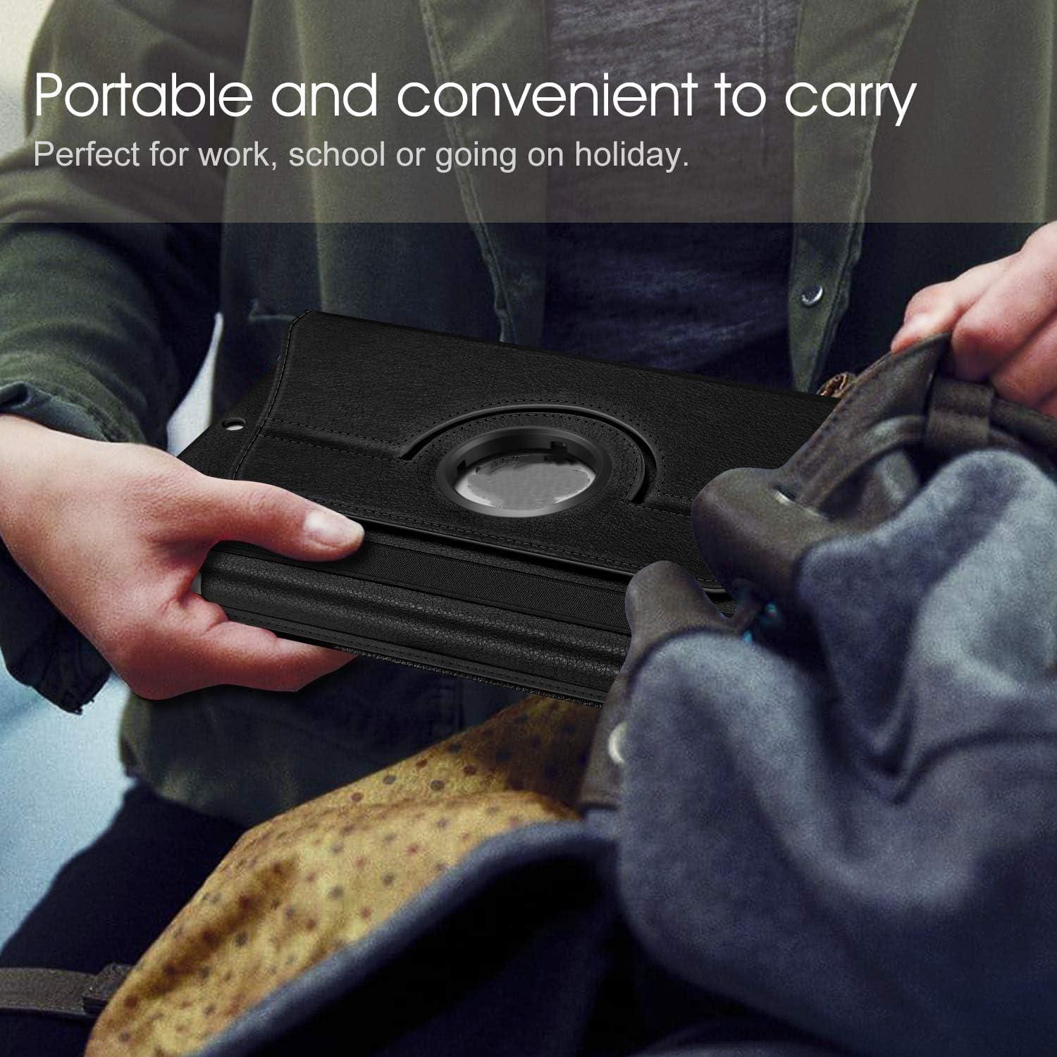 360° Rotating Case Compitable for Huawei MatePad 11 - Auto Wake/Sleep Stand Cover with Multi-Angle Viewing (Multi Colour)