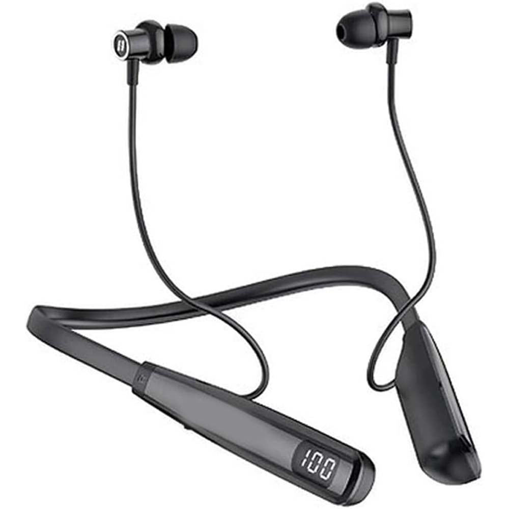 OSP 3 Bluetooth Neckband - 50H Playtime, Stereo Sound, TF Card Support, BT 5.4, Type-C Charging (Skin-Friendly)