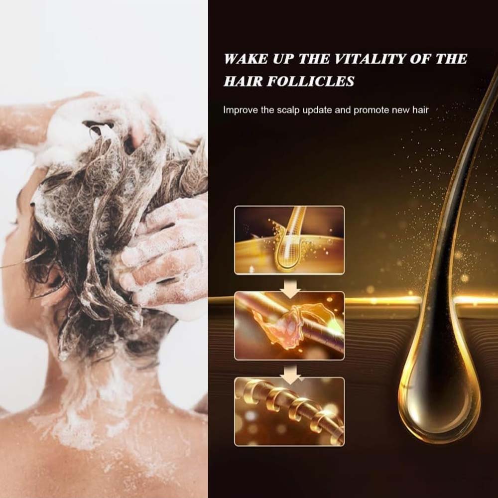 Karseell Hair Repair Set: Shampoo, Conditioner & Maca Collagen Mask with Argan Oil for dry, damaged hair. Restorative care.