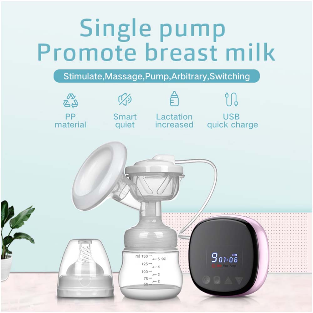 Electric Breast Pump - Portable, Rechargeable, Hands-Free Design for Travel & Home Use, Comfortable & Discreet (Multi-Colour)