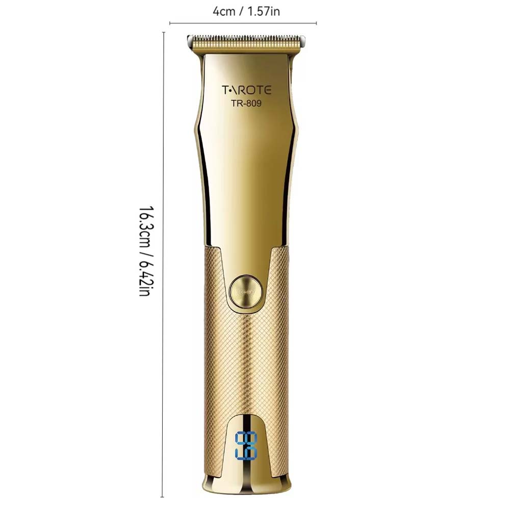 Professional Cordless Hair Trimmer for Men. Electric oil-head stainless steel clipper & beard shaver for precision grooming.