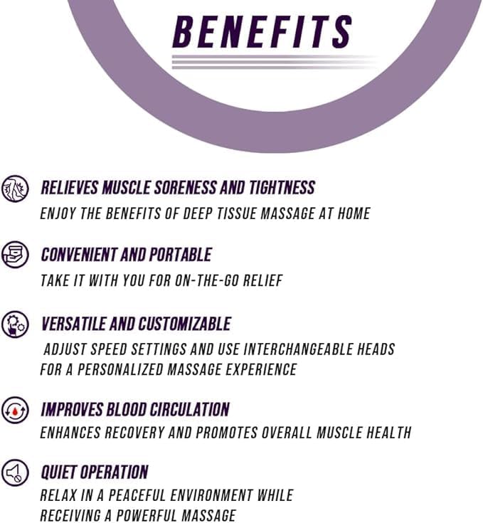 Deep Tissue Percussion Massage Gun – Your Compact Companion for Ultimate Muscle Relaxation