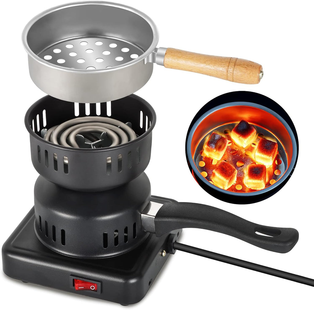 Electric Coal Starter for Hookah, Shisha, Nargila | Versatile Heater Stove & Charcoal Burner for BBQ | Quick & Efficient Heating