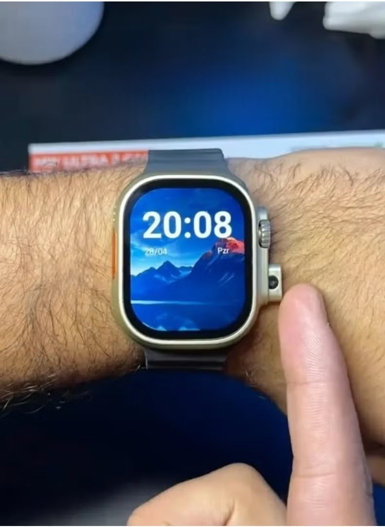 Oteeto TU94 Pro Smart Watch – 2.02" Display, Pop-Up Camera, SIM Slot